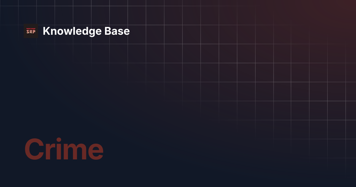 Crime | Knowledge Base